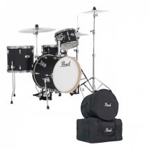 Pearl Midtown 4pc Compact Set With Hardware & Bags Matte Black