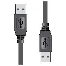 AV:Link USB 2.0 Type A Plug to Type A Plug Lead