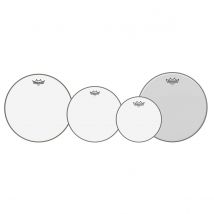 Remo Emperor Clear Tom Pack - 10 12 14" Heads + Free 14 Ambassador