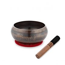 Gear4music Life 17.5cm Ornate Brass Singing Bowl 1500g