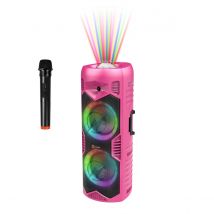 N-Gear Lets Go Party 5150 Portable Karaoke Speaker Pink