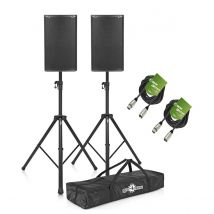 dB Technologies Opera 15 15 Active PA Speaker Bundle with Stands and Cables