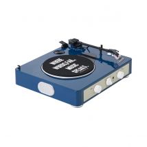 Gadhouse Brad MKII Record Player with Bluetooth Navy