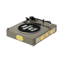 Gadhouse Brad MKII Record Player with Bluetooth Grey