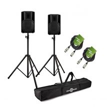 RCF ART 710-A MK5 10" Active PA Speaker Bundle with Stands and Cables