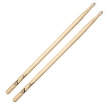 Vater Nude 1A Raw Hickory Drumsticks Wood Tip