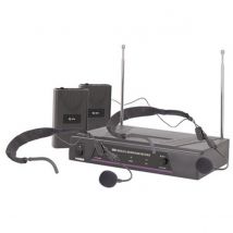 QTX VN2 Dual Neckband Wireless VHF System 173.8 174.8MHz - Nearly New