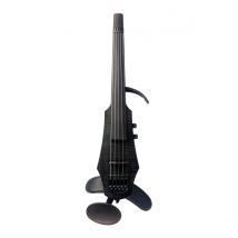 NS Design WAV5 Electric Violin Transparent Black Gloss