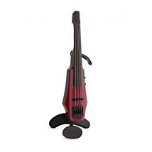 NS Design WAV5 Electric Violin Transparent Red Gloss