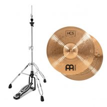 Meinl HCS Bronze 13" Hi Hat Cymbals & Premier Artist Hi-Hat Stand