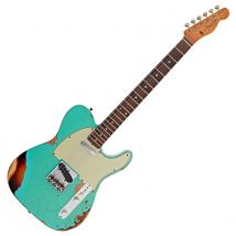 Fender Custom Shop LTD 60 Telecaster Custom Heavy Relic Aged Seafoam Green Over 3-colour Sunburst