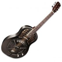 Johnson Resonator JR-995E-BN Single Cone Metal Body Electric Brushed Nickel