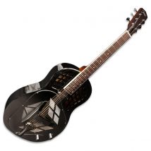 Johnson Resonator JR-999E-PN Tricone Metal Body Electric Polished Nickel