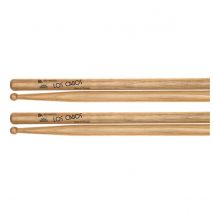 Los Cabos 8A Red Hickory Wood Tip Drumsticks 2 Pair Pack