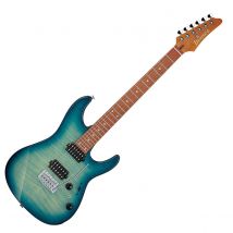 Ibanez AZ24S1F Transparent Turquoise Burst - Nearly New