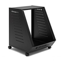 Trojan Pro Teneo 13U Wheeled Studio Rack Unit Black