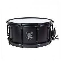 SJC Alpha Black Steel 14 x 6.5 Snare Drum