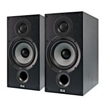 ELAC Debut B6.2 Black Ash Vinyl Bookshelf Speaker (Pair) - Nearly New