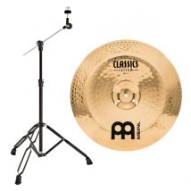 Meinl Classics Custom 18" China & Gear4music Boom Arm Stand Black
