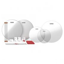 Evans G2 Clear Standard Tom Pack & 14" HD Dry Snare TuneUp Kit