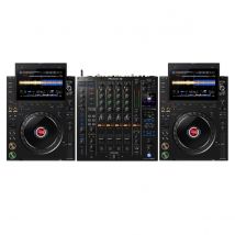 AlphaTheta CDJ-3000X Pair with Pioneer DJ DJM-A9
