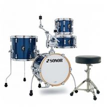 Sonor AQX 14 Micro Shell Pack w/Free Throne Blue Ocean Sparkle