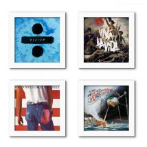 Show And Listen LP Frame 4 Pack White