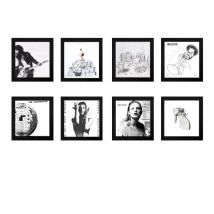 Show And Listen LP Frame 8 Pack Black