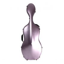 Young Polycarbonate Cello Case with Wheels Brushed Lilac