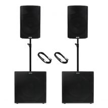 Alto Professional TX415 and TX18S PA Speaker Bundle