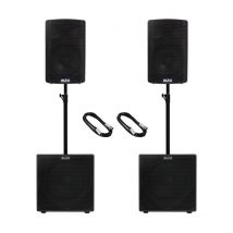 Alto Professional TX410 and TX12S PA Speaker Bundle