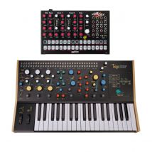 Pittsburgh Modular Taiga Keyboard with the Cre8audio Boom Chick Drum Machine