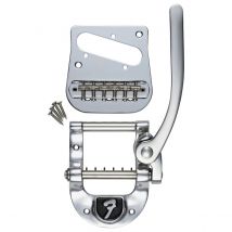 Bigsby B5 Telecaster Vibrato Kit with Fender F Stamp Chrome