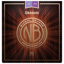 DAddario NB1152 Nickel Bronze Acoustic Guitar Strings 11-52