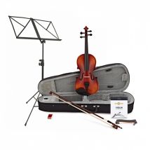 Student Plus 1/2 Violin Complete Pack by Gear4music Antique Fade