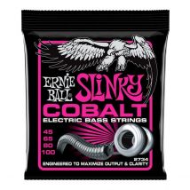 Ernie Ball Super Slinky 2734 Cobalt Bass Guitar Strings 45-100