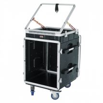 Gator GRC-10X12 PU Moulded Pop-Up Rack Case 10U Top 12U Side