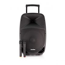 SubZero SZPA-P15 Portable PA with Bluetooth + Wireless Mics - Nearly New