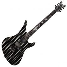 Schecter Synyster Custom-S Gloss Black w/ Silver Pin Stripes