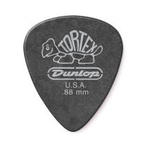 Dunlop Tortex Pitch Black Standard 0.88mm 12 Pick Pack