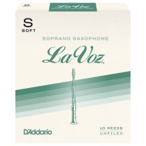 DAddario La Voz Soprano Saxophone Reeds Soft (10 Pack)
