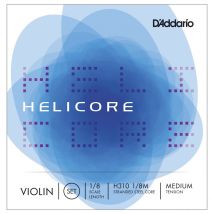 DAddario Helicore Violin String Set 1/8 Size Medium 