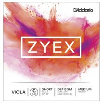 DAddario Zyex Viola G String Short Scale Medium 