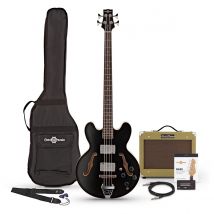 San Francisco Semi Acoustic Bass + SubZero V15B Amp Pack Black