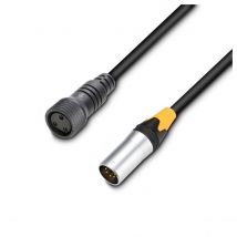 Cameo AD In IP65 To 5 Pin DMX Adapter 1m