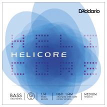 DAddario Helicore Orchestral Double Bass G String 1/4 Size Medium 