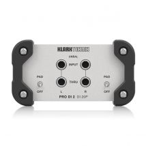 Klark Teknik DI 20P PRO DI 2 Professional Passive Stereo DI Box