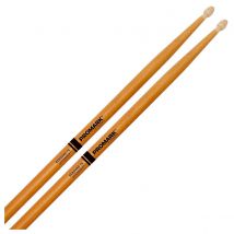 Promark Rebound 7A ActiveGrip Clear Hickory Drumsticks Wood Tip