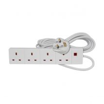 Mercury 4 Gang Extension Lead 1m