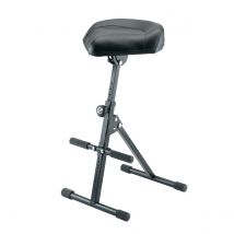 K&M 14047 Pneumatic Stool Black